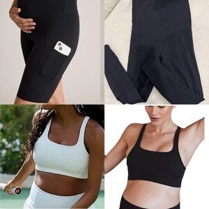 QUINCE | HATCH | Bundle of sports bras and leggings | small